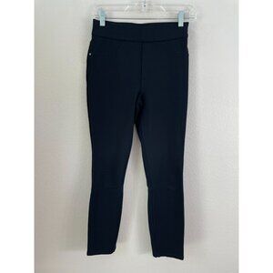 Spanx Womens Small Black Pull On Stretch Skinny Pants Ankle